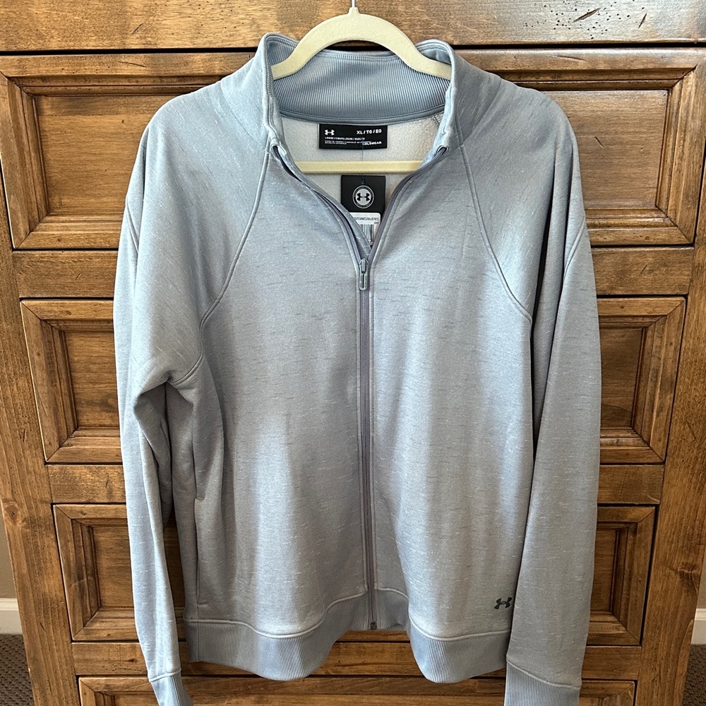 Under Armour NWT Women’s XL Gray Full-Zip Performance Track Jacket